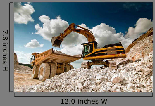 Excavator Bulldozer Quarry