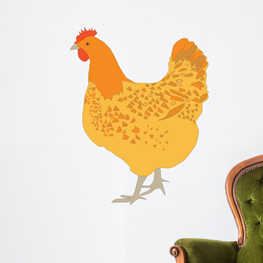 Hen Wall Decal