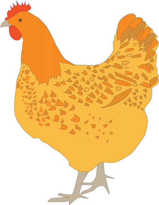 Hen Wall Decal