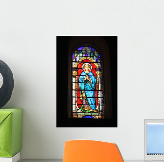 Stained Glass Depicting Virgin