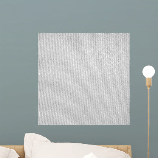 Bright Canvas Texture with Wall Decal