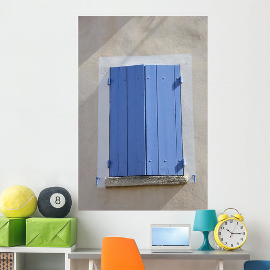 Window with Wooden Shutters