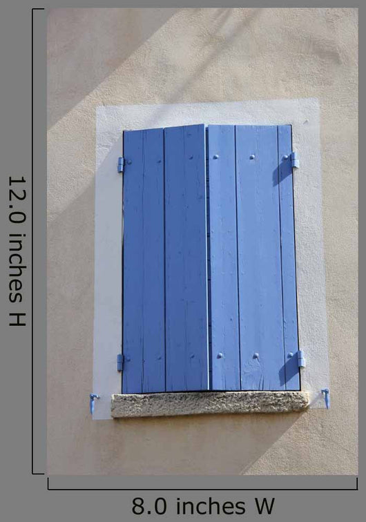 Window with Wooden Shutters