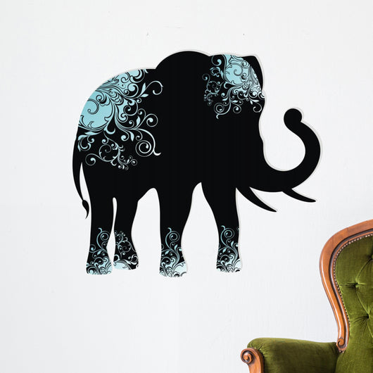 The silhouette of the elephant Wall Decal