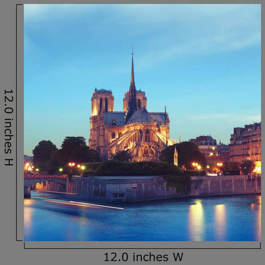 Notre Dame and River