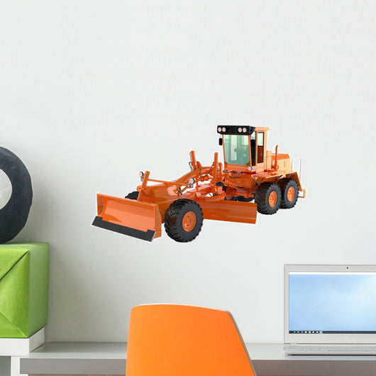 Bulldozer Isolated Wall Decal