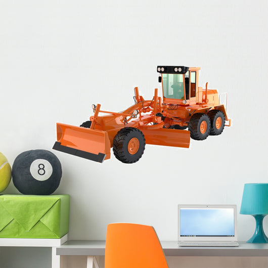 Bulldozer Isolated Wall Decal