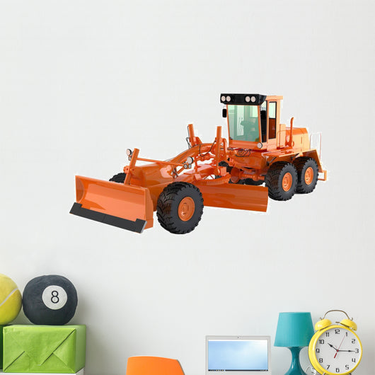Bulldozer Isolated Wall Decal
