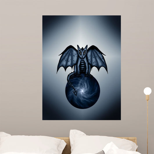 Blue Dragon Magic Ball Wall Mural