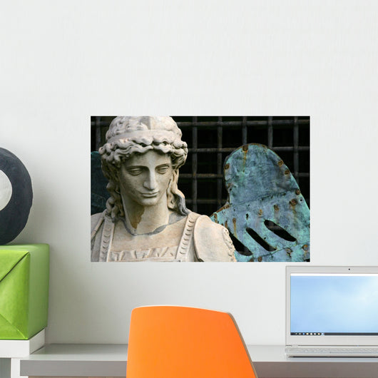 Statue of Archangel Michael Wall Mural