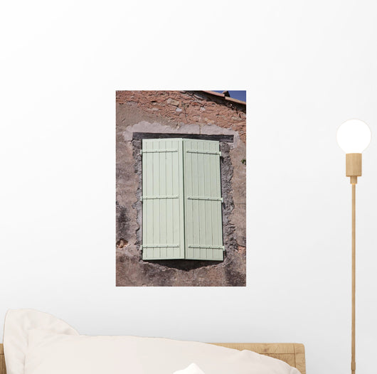 Window with Wooden Shutters