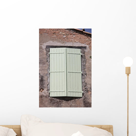 Window with Wooden Shutters
