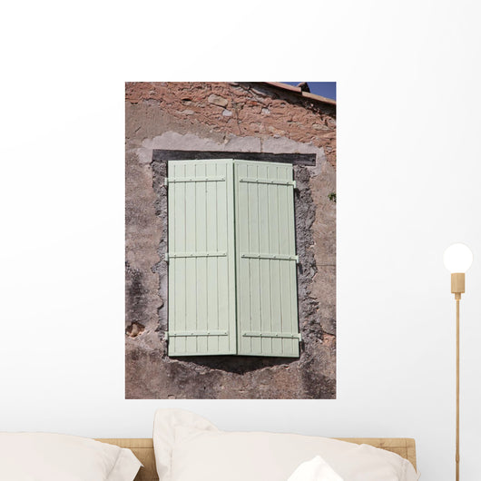 Window with Wooden Shutters