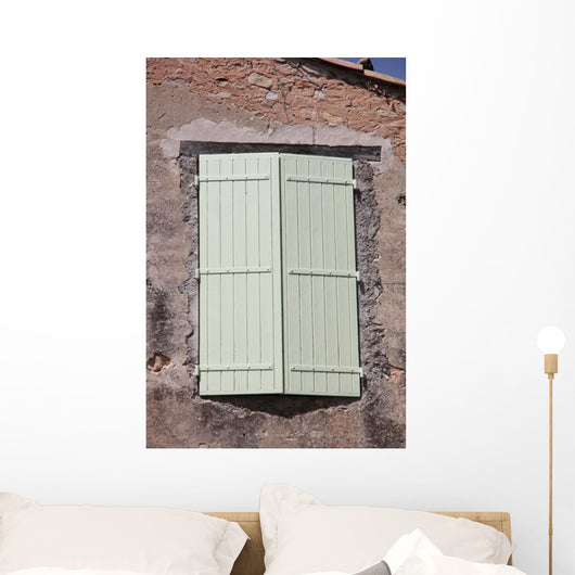 Window with Wooden Shutters