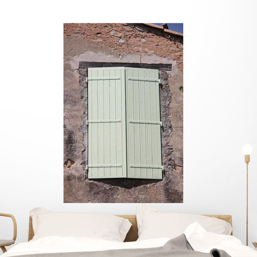 Window with Wooden Shutters