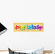 Happy Birthday Wall Mural
