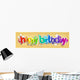 Happy Birthday Wall Mural