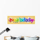 Happy Birthday Wall Mural