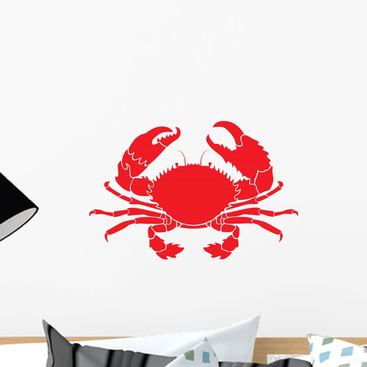 Red Crab Wall Decal