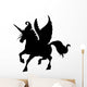 Unicorn silhouette Wall Decal