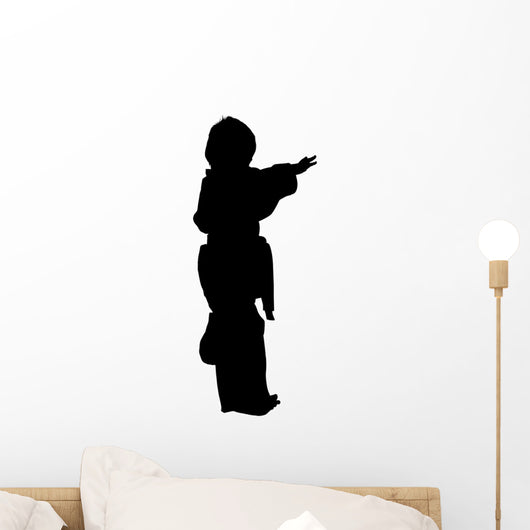 Silhouette with Clipping Path Wall Mural