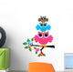 Three Colorful Owls