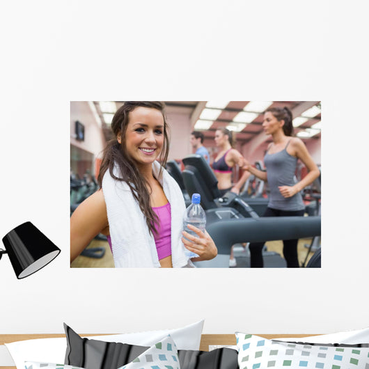 Woman Happy Gym after