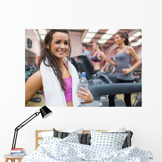 Woman Happy Gym after
