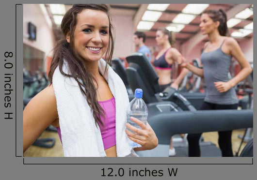 Woman Happy Gym after