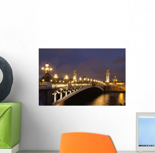 Pont Alexandre III at Evening Wall Mural