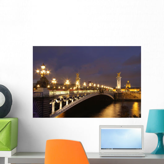 Pont Alexandre III at Evening Wall Mural