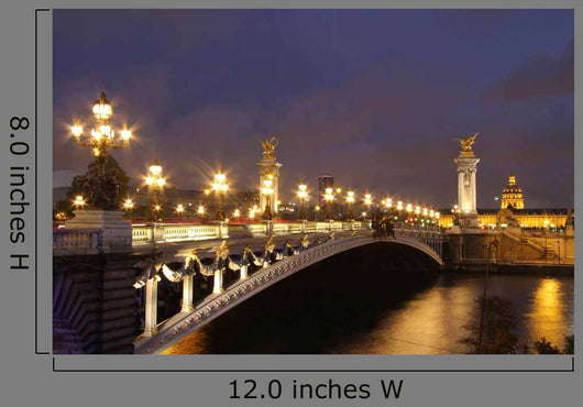 Pont Alexandre III at Evening Wall Mural