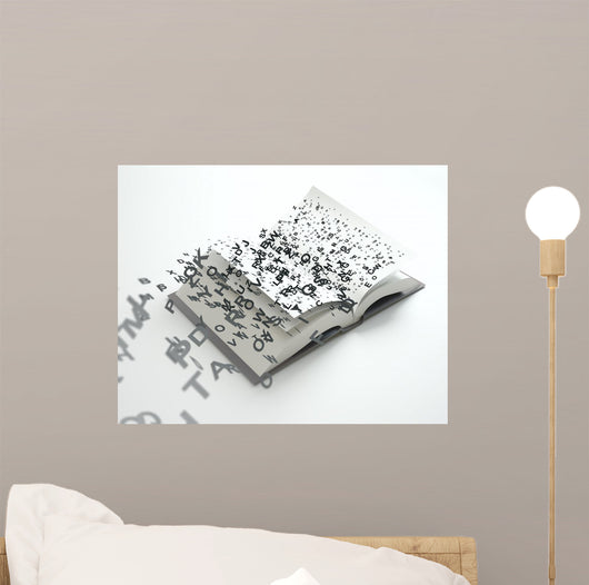 Letters Flying out Book