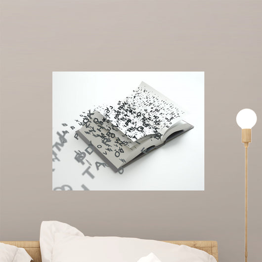 Letters Flying out Book