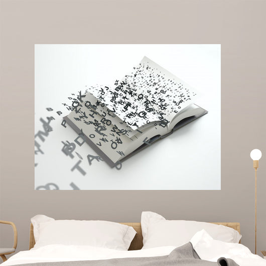 Letters Flying out Book