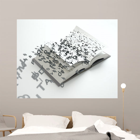 Letters Flying out Book