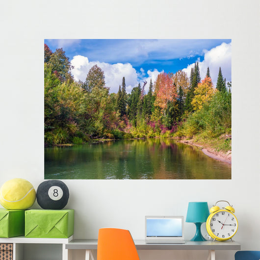 Autumn Landscape with River