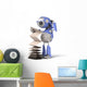 Robot Reads Instruction Wall Decal