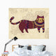 Fantasy Stylized Cat Wall Mural