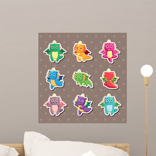 Fire Dragon Stickers