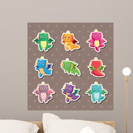 Fire Dragon Stickers