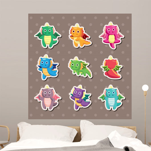 Fire Dragon Stickers