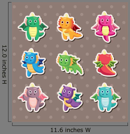 Fire Dragon Stickers