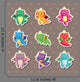 Fire Dragon Stickers