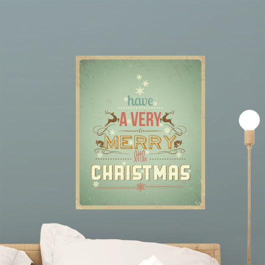 Typography Christmas Greeting Card