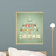 Typography Christmas Greeting Card