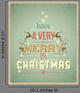 Typography Christmas Greeting Card