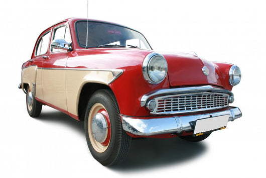 Red Vintage Car Wall Decal