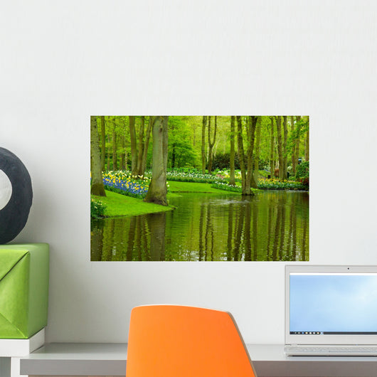 Spring Garden Keukenhof Wall Mural