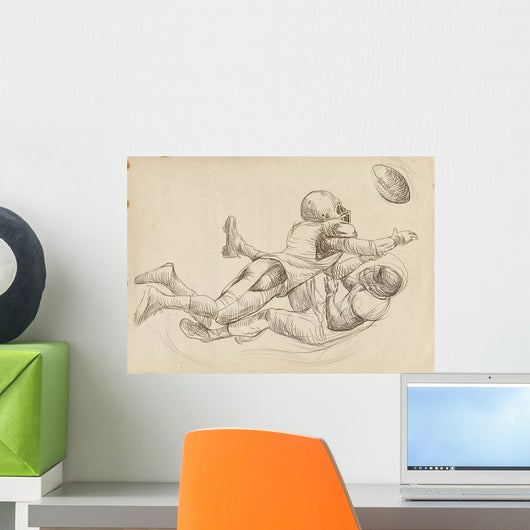 American Football Theme Full-sized Wall Mural